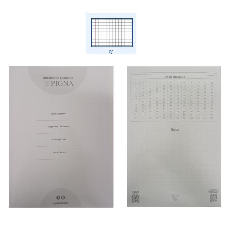 Quaderno Maxi Bambini Unicorno Conf. da 5 Pezzi Pigna A4 100 Rigatura Q - immagine 4