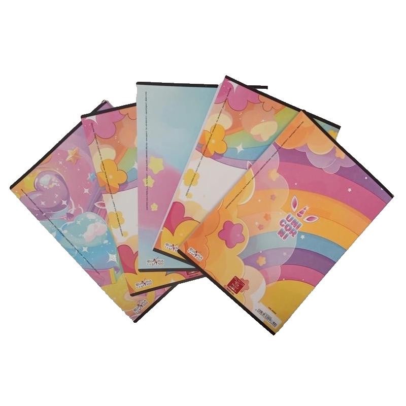Quaderno Maxi Bambini Unicorno Conf. da 5 Pezzi Pigna A4 100 Rigatura Q - immagine 5