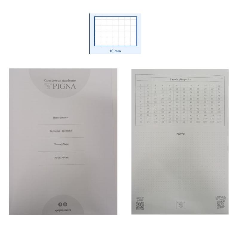Quaderno Maxi Bambini Unicorno Conf. da 5 Pezzi Pigna A4 100 Rigatura 10 MM - immagine 4