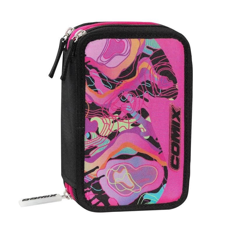 Astuccio Scuola Comix Wave 3 Zip Geo Girl