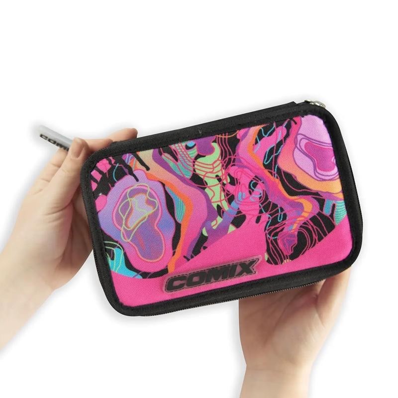 Astuccio Scuola Comix Wave 3 Zip Geo Girl - immagine 2