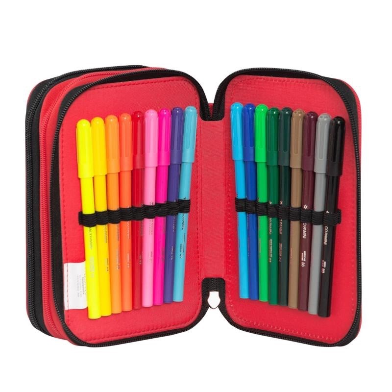 Astuccio Scuola Comix Wave 3 Zip Paint Ball - immagine 3