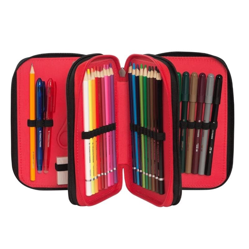Astuccio Scuola Comix Wave 3 Zip Paint Ball - immagine 4