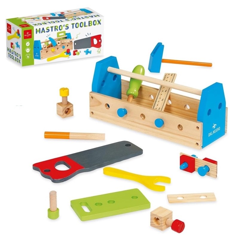 Cassetta attrezzi da lavoro Mastro's Toolbox in Legno Dal Negro