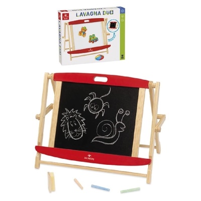 LAVAGNA DUO IN LEGNO DAL NEGRO