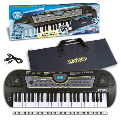 TASTIERA ELETTRONICA BONTEMPI DIGITALE 49 TASTI PASSO MEDIO  15 4909