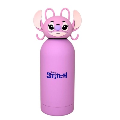 Borraccia termica Stitch Angel Disney Seven 350 ml con tappo 3D