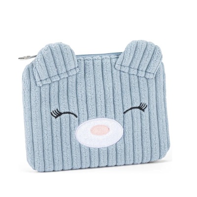 Portamonete Mofu Mofu Velluto Celeste By Franco Cosimo Panini