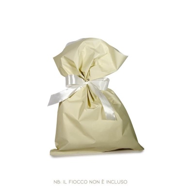 50 Buste Regalo in Polipropilene  Misura 25x40 colore Avorio