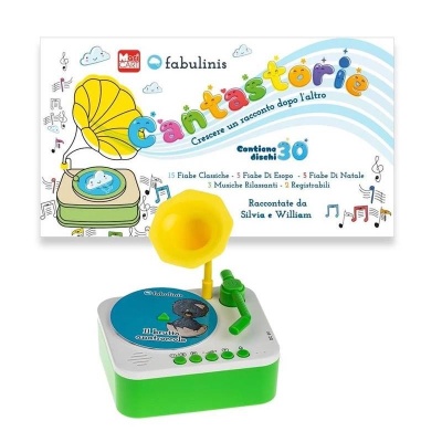 Cantastorie Fabulinis con 30 dischi raccontastorie