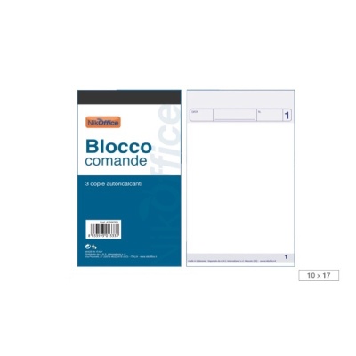 30 BLOCCHI COMANDE AUTORICALCANTE 3 COPIE COD. 41NIK002