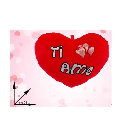 CUORE ROSSO  TI AMO 21 CM