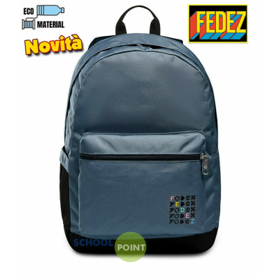 ZAINO FEDEZ  SEVEN MONOSCOMPARTO COLORE GRIGIO