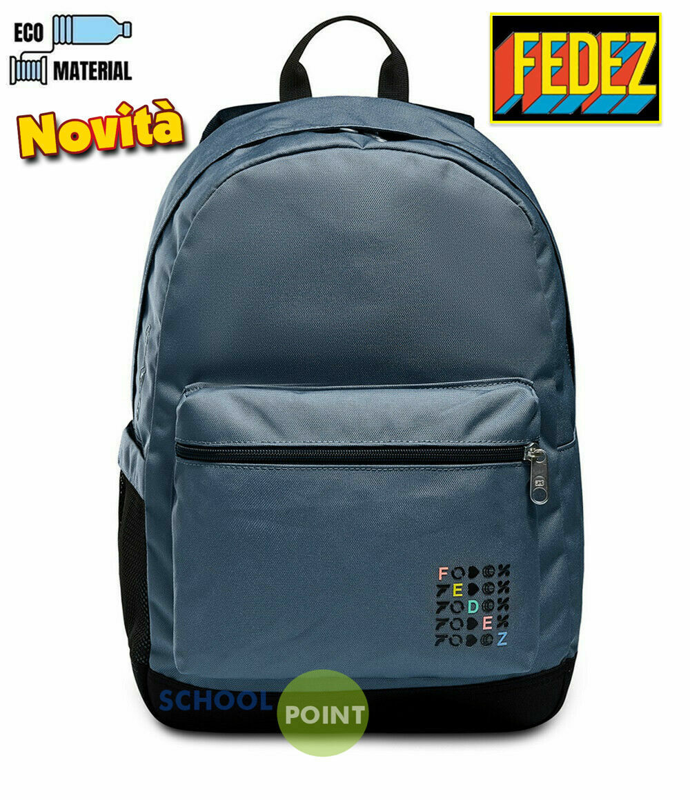 ZAINO FEDEZ SEVEN MONOSCOMPARTO COLORE GRIGIO