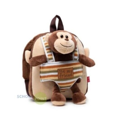 MINI ZAINO ASILO CON PELUCHE PERLETTI