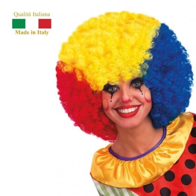 Parrucca Super Ricciolona 3 Colori (Gr.190 Circa)  In Valigetta di plastica