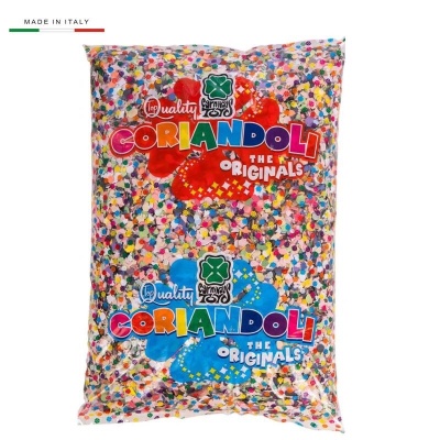 Coriandoli Multicolor  Top Quality gr. 250 in busta (40 pz)