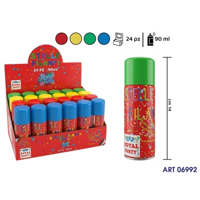 24 STELLE FILANTI SPRAY ML. 90 ROYAL VARI COLORI