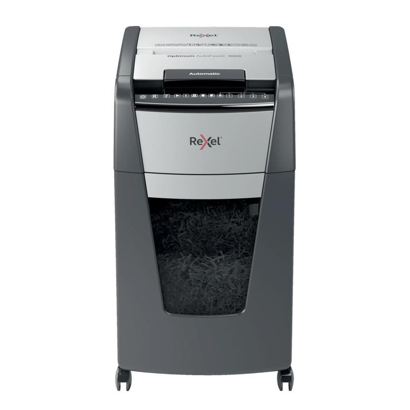 Rexel Distruggidocumenti automatico Optimum AutoFeed+ 300X taglio a frammenti