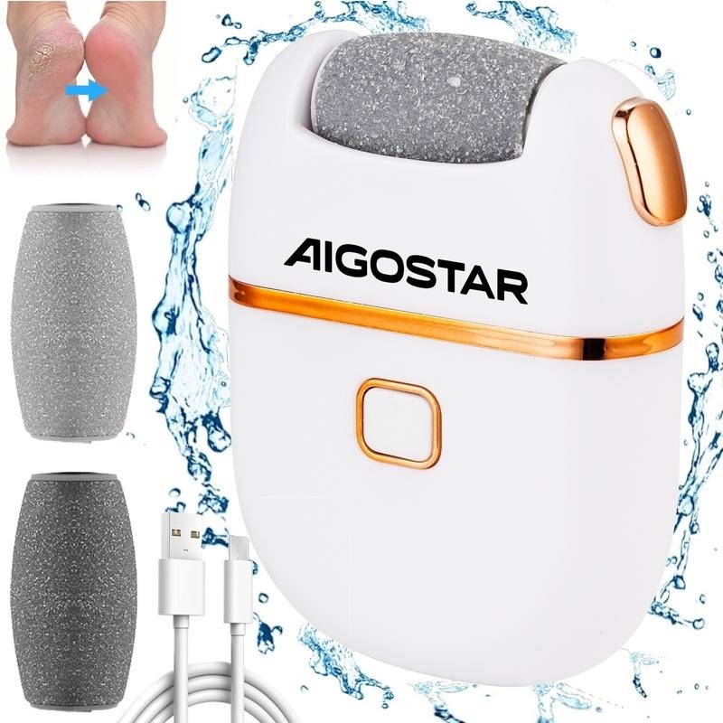 RIMUOVI CALLI PROFESSIONALE ELETTRICO AIGOSTAR 4W CON 2 TESTINE DI RICAMBIO