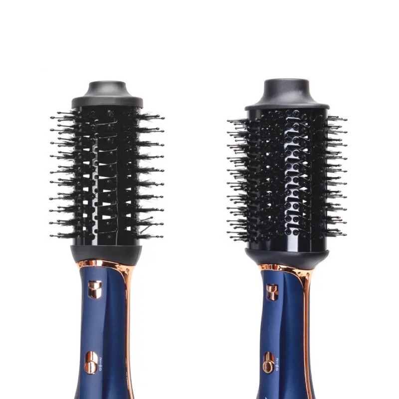 Kit Spazzole Aria Calda 1200W Aigostar 3 in 1 Styling Professionale Blu Oro - immagine 3