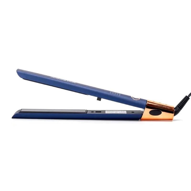 Piastra per Capelli 55W Aigostar 2 in 1 Lisciante Arricciante 5 Temperature Blu - immagine 3