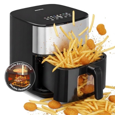 FRIGGITRICE AD ARIA 8L AIGOSTAR 2000W SENZA OLIO COTTURA RAPIDA TIMER 60 MIN