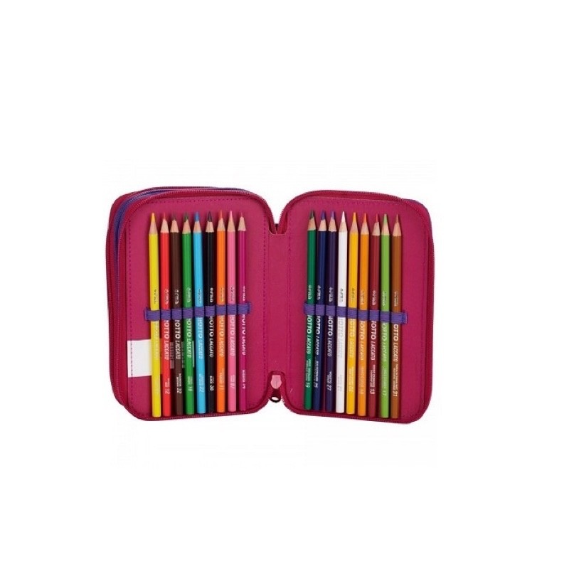 Astuccio Frozen 3 Zip Completo con 3 Scomparti Giochi Preziosi - immagine 3