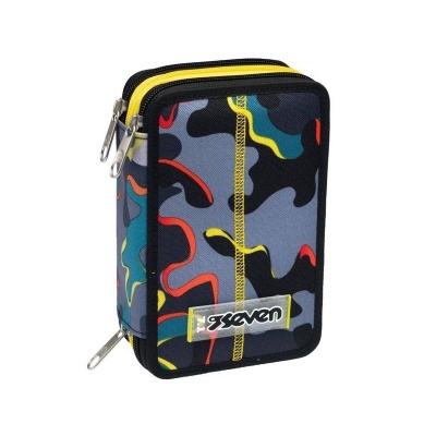 ASTUCCIO SCUOLA SEVEN 7.1 3 ZIP  DYE ON