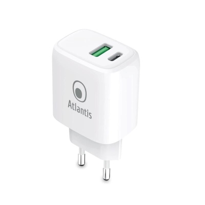 Caricatore Alimentatore Atlantis Universale Per Smartphone e Tablet 1x Usb 20W