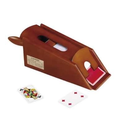 Sabot Legno Mogano Dal Negro - Distributore di Carte Da Gioco