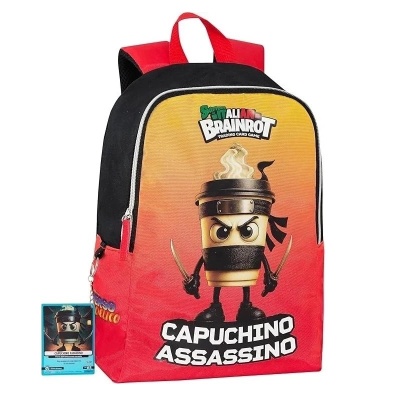 ZAINO BRAINROT UFFICIALE CAPUCHINO ASSASSINO