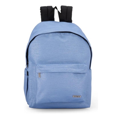 Zaino Americanino Scuola Comix Lurex Azzurro