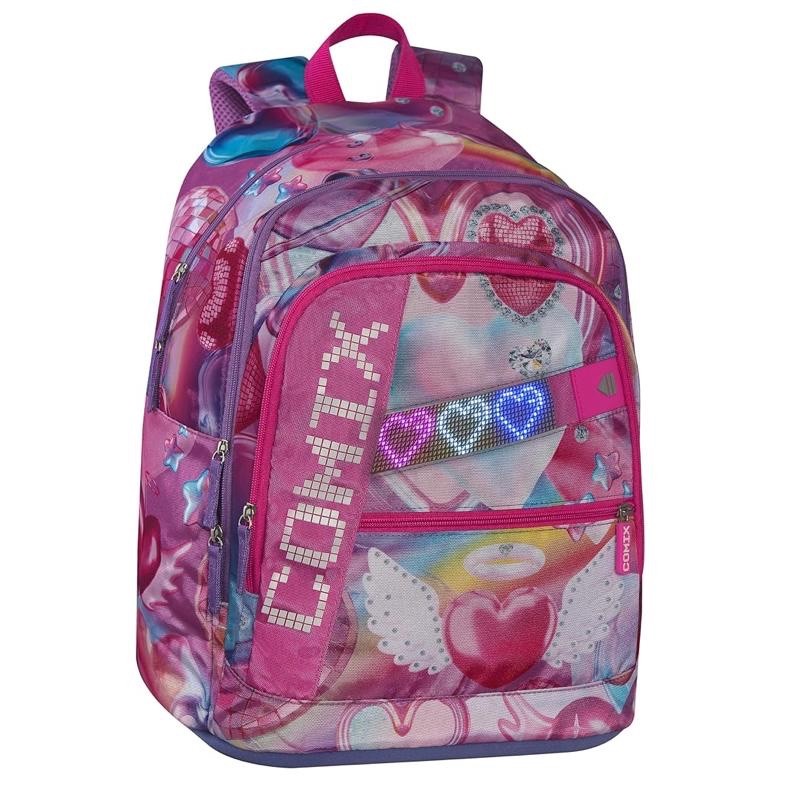 Zaino Organizzato Comix Bright Rosa - immagine 2
