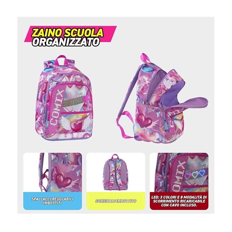 Zaino Organizzato Comix Bright Rosa - immagine 4