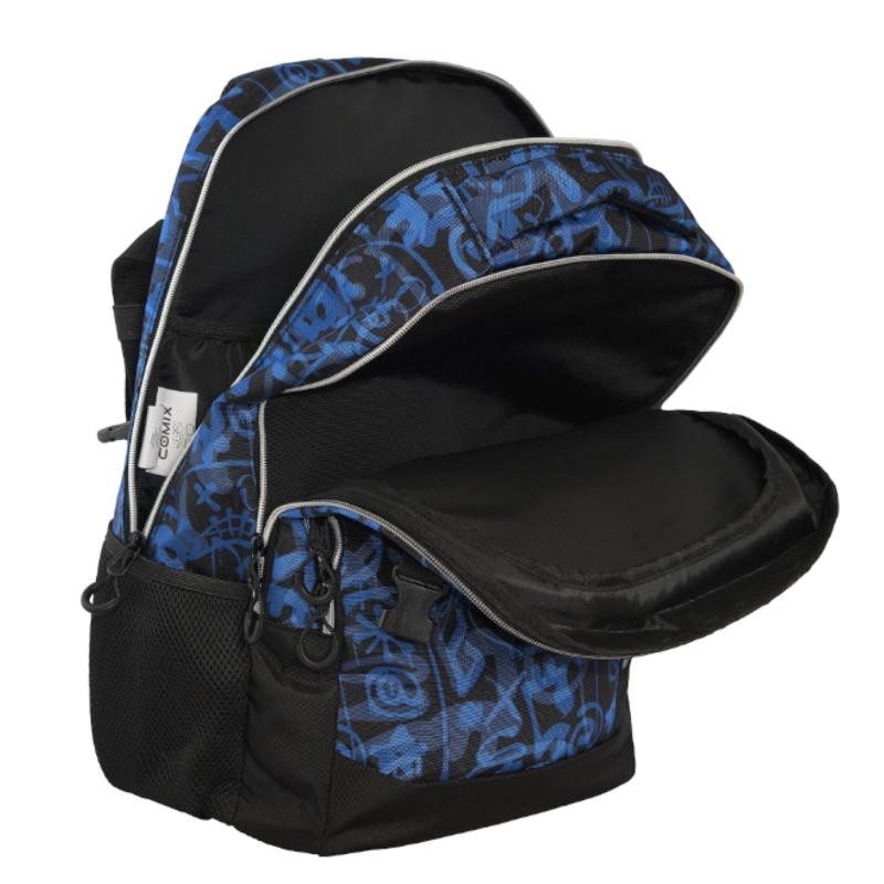 Zaino Organizzato Comix Street 2.0 DBA Wbs Nero Blu - immagine 3