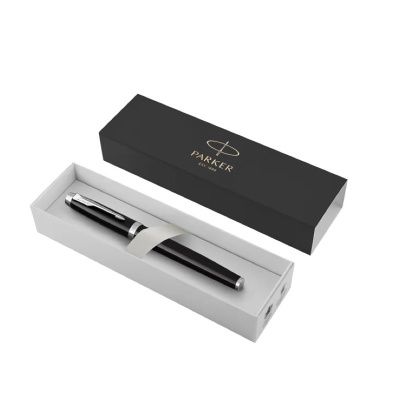 Penna Parker Roller Nero Lucido Acciaio 1931658