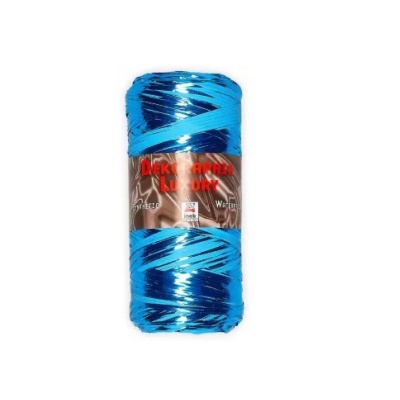 ROTOLO NASTRO RAFIA LUXURY 100 mt TURCHESE COD. 33