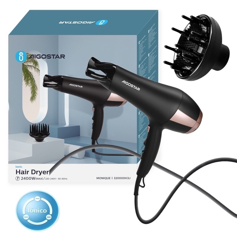 Asciugacapelli a ioni Aigostar 2400W