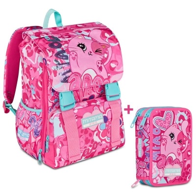 Zaino Estensibile Mitama Pro Cutiecat Girl + Astuccio 3 Scomparti