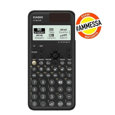 CALCOLATRICE SCIENTIFICA CASIO FX-991CW DISPLAY NATURALE HD 540 FUNZIONI