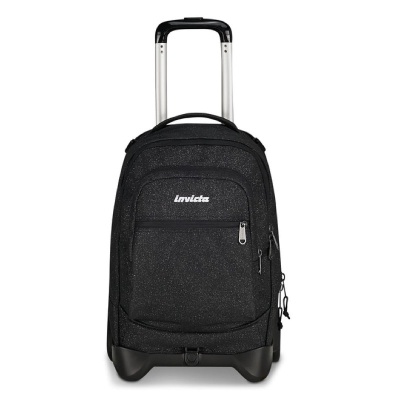 ZAINO  TROLLEY INVICTA PLUG SHINE NERO