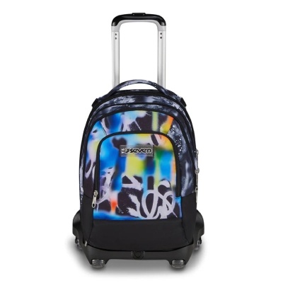 ZAINO TROLLEY JACK SEVEN 8 RUOTE DETACH BUZZY NOTE BOY