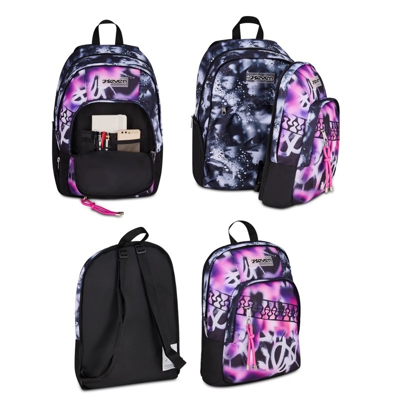 ZAINO SEVEN DUAL DETACH BUZZY NOTE GIRL - immagine 4