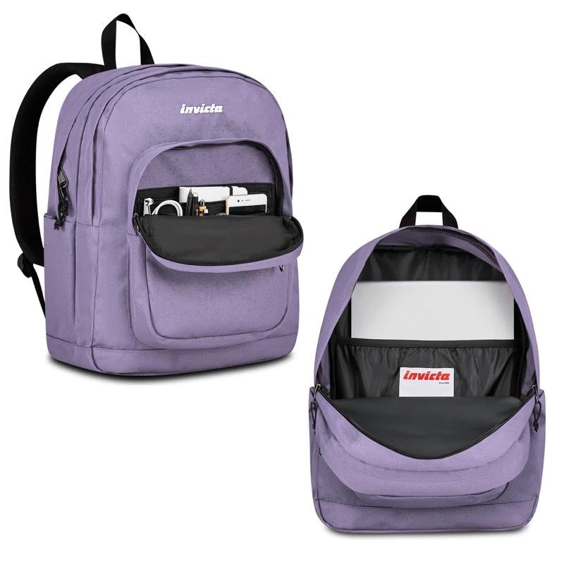 ZAINO INVICTA JELEK SHINE LILLA GLITTER - immagine 2
