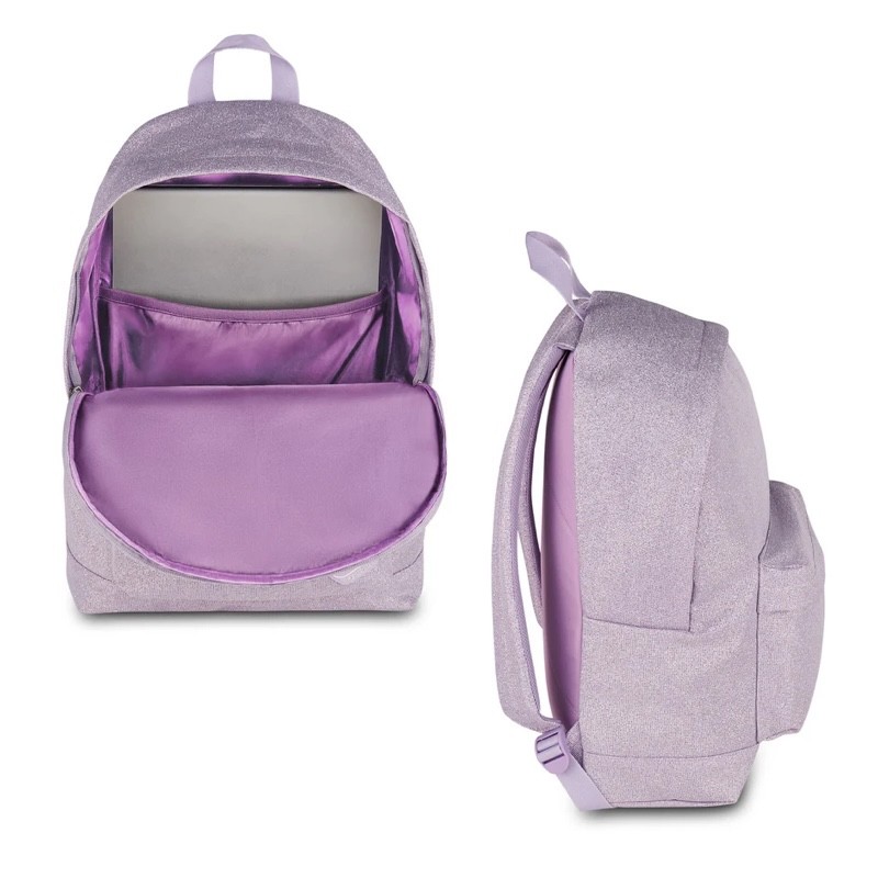 ZAINO SEVEN MONO SCOMPARTO TECH SHINY LILLA - immagine 3
