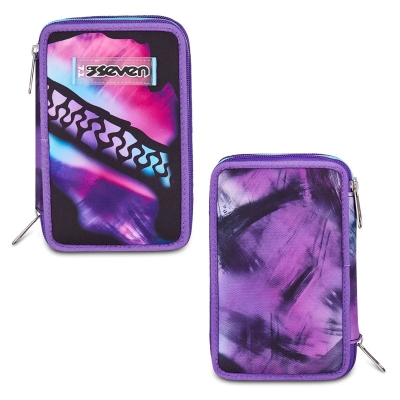ASTUCCIO SEVEN 3 ZIP PINK FUSION GIRL - immagine 2