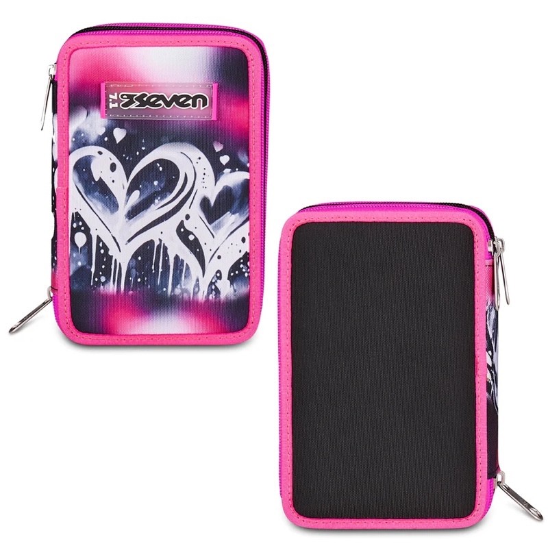 ASTUCCIO SEVEN 3 ZIP PLUMPY LINE GIRL - immagine 2