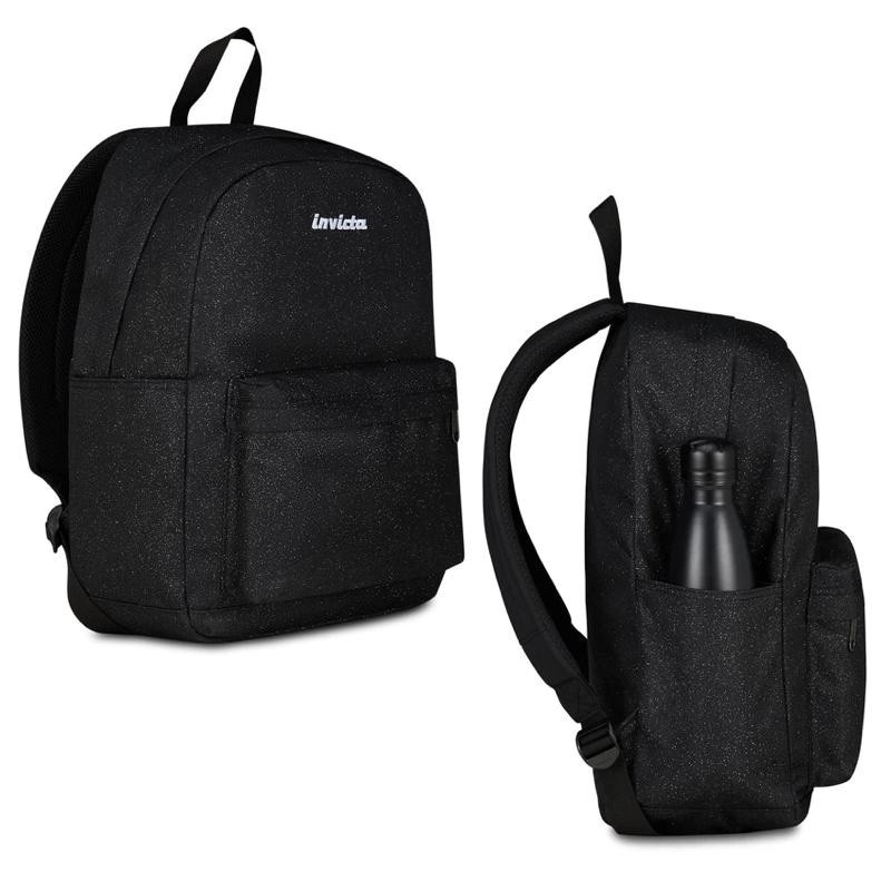 ZAINO INVICTA CARLSON SHINE NERO - immagine 2
