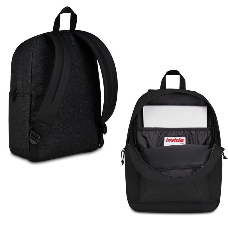 ZAINO INVICTA CARLSON SHINE NERO - immagine 3